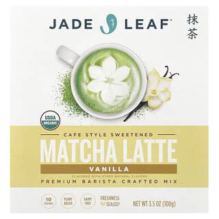 Jade Leaf Matcha, 말차라떼, 바닐라, 100g(3.5oz)