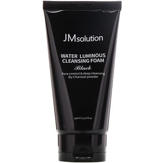 JM Solution, Espuma acuosa de limpieza con efecto iluminador, Negro, 150 ml (5,07 oz. líq.)