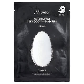 JM Solution, Water Luminous Silky Cocoon Beauty Mask Plus, Black, 1 Sheet, 1.18 oz (35 ml)