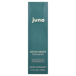Juna, Detox Drops, Zitrone & Minze, 50 ml