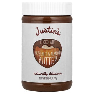 Justin's Nut Butter, 巧克力榛子醬，16盎司（454克）