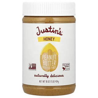 Justin's Nut Butter, 蜂蜜花生醬混合，16盎司（454克）