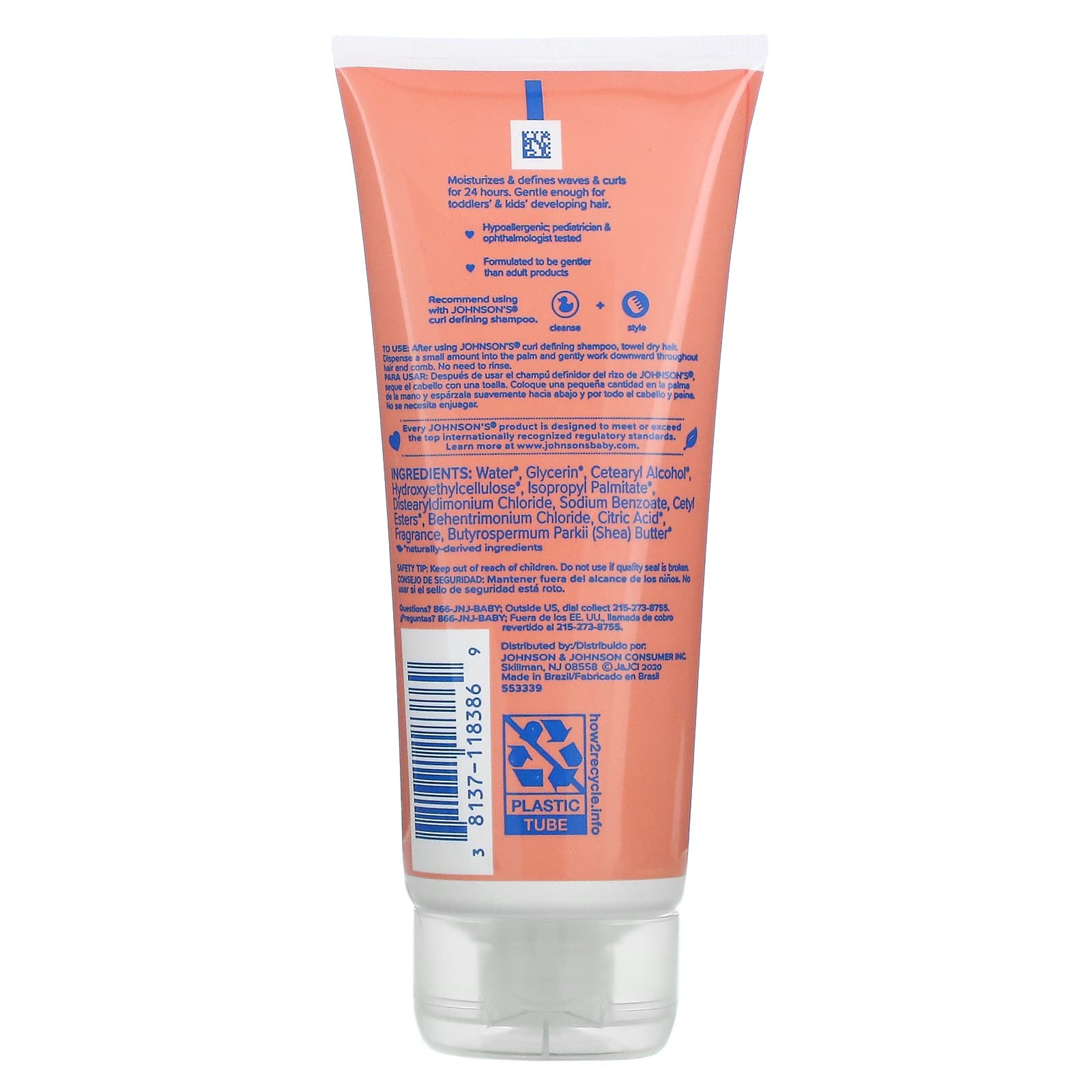 Johnson's Baby, Kids, Curl Defining LeaveIn Conditioner, 6.8 fl oz