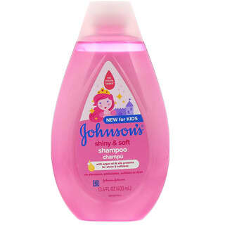 Johnson's Baby, Kids, Brilho e Maciez, Shampoo, 13,6 fl oz (400 ml)
