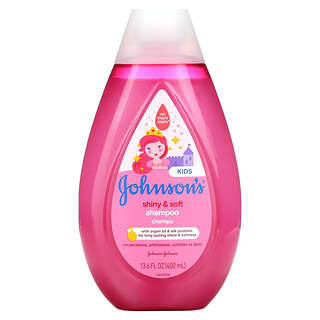 Johnson's Baby, Shiny & Soft, Kinder-Shampoo für mehr Glanz, 400 ml