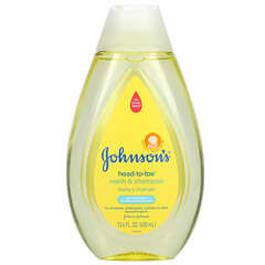 Johnson's Baby, Da cabeça aos pés, Saboneteira e Shampoo, Recém-nascido, 400 ml (13,6 fl oz)