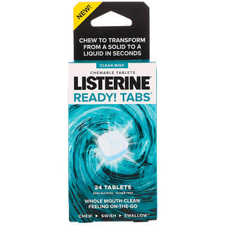 Johnson's Baby, Ready! Tabs Pastillas masticables, menta pura, 24 pastillas