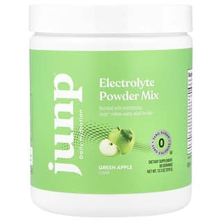 JUNP Hydration, Mezcla de electrolitos en polvo, Manzana verde`` 378 g (13,3 oz)