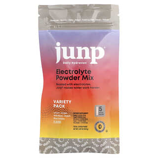 JUNP Hydration, Electrolyte Powder Mix, Variety Pack, 5 Stick Packs, 0.67 oz (18.9 g)