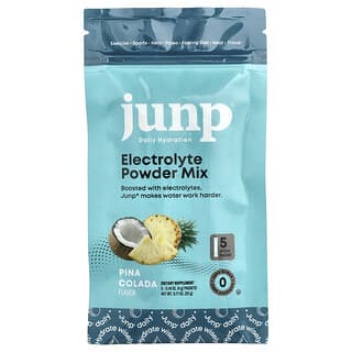 JUNP Hydration, Electrolyte Powder Mix, Pina Colada, 5 Stick Packs, 0.14 oz (4 g) Each