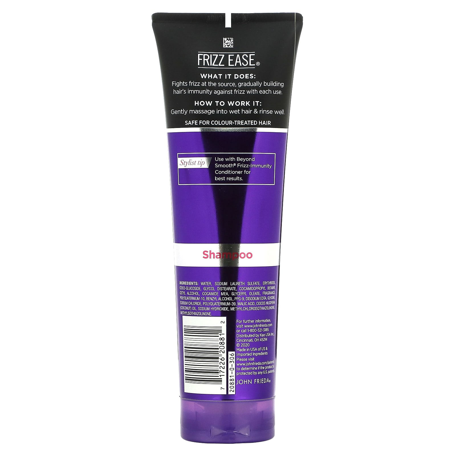 John Frieda, Frizz Ease, Beyond Smooth, FrizzImmunity Shampoo, 8.45 fl