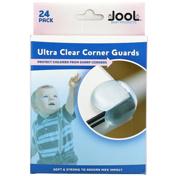 Jool Baby Products, Ultra Clear Corner Guards, 24 Count