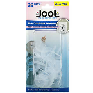 Jool Baby Products, Ultra Clear Outlet Protectors, 32 Pack