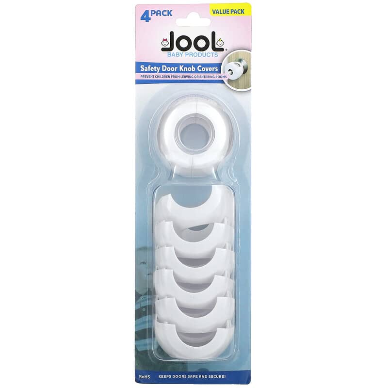 Jool Baby Products Safety Door Knob Covers 4 Pack