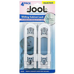 Jool Baby Products, Sliding Cabinet Lock, 4 Pack