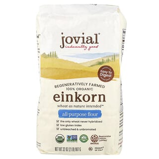 Jovial, Organic Einkorn All-Purpose Flour, 32 oz (907 g)