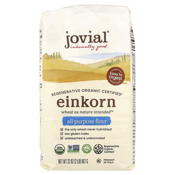 Jovial, Organic Einkorn All-Purpose Flour, 32 oz (907 g) — product photo 1
