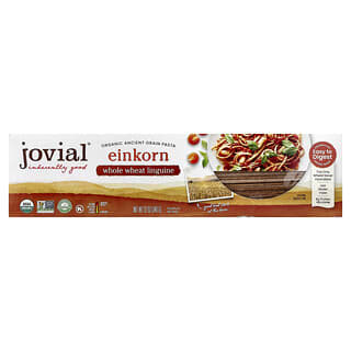 Jovial, Organic Ancient Grain Pasta, Einkorn Whole Wheat Linguine, 12 oz (340 g)
