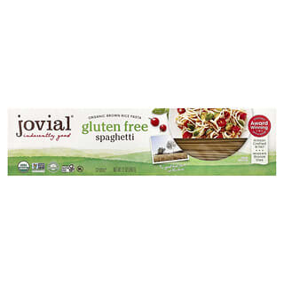 Jovial, Organic Brown Rice Pasta, Gluten Free Spaghetti, 12 oz (340 g)