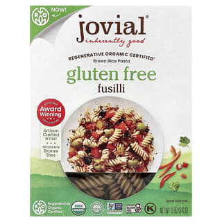Jovial, Paste organice cu orez brun, Fusilli, 12 oz (340 g)