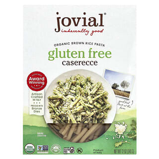 Jovial, Organic Brown Rice Pasta, Bio-Naturreisnudeln, Caserecce, 340 g (12 oz.)