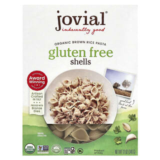 Jovial, Organic Brown Rice Pasta, Bio-Naturreisnudeln, Muscheln, 340 g (12 oz.)