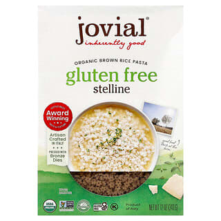 Jovial, Органическая паста из коричневого риса, стеллин, 340 г (12 унций)