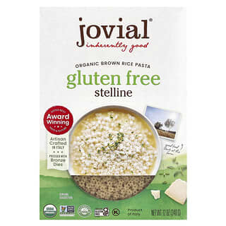 Jovial, Pasta di riso integrale biologica, Stelline, 340 g
