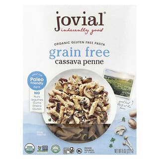 Jovial, Massa Orgânica sem Grãos, Penne de Mandioca, 227 g (8 oz)