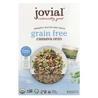 Jovial, Orzo de yuca orgánica sin cereales, 227 g (8 oz)