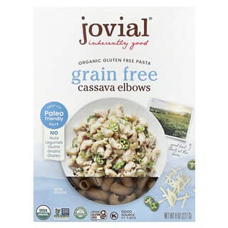 Jovial, 100% Organic & Gluten Free Pasta, Grain Free Cassava Elbows, 8 oz (227 g)