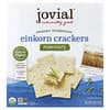 Jovial, Kerupuk Einkorn Sourdough Organik, Rosemari, 128 g (4,5 ons)