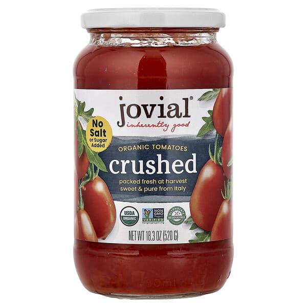 Jovial, 유기농 토마토, 크러시드, 520g(18.3oz)