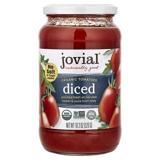 Jovial, Organic Diced Tomatoes, 18.3 oz (520 g)