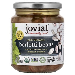 Jovial, Frijoles borlotti 100 % orgánicos, 370 g (13 oz)