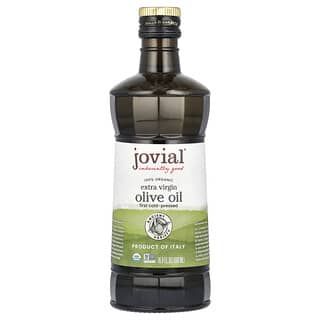 Jovial, 100% Organic Extra Virgin Olive Oil, 100% natives Bio-Olivenöl extra, 500 ml (16,9 fl. oz.)