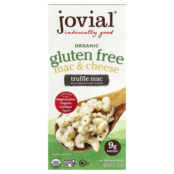 Jovial, 有機無麩質乳酪通心粉，松露通心粉，6 盎司（170 克）