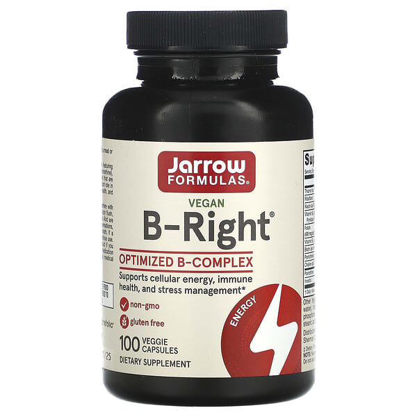 Jarrow Formulas‏, B-Right‏, 100 כמוסות צמחיות