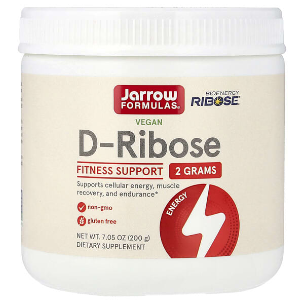 Jarrow Formulas, 비건 D-리보오스, 200g(7.05oz)