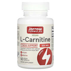 Jarrow Formulas, L-Carnitine, 500 mg, 50 Veggie Capsules