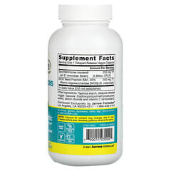 Jarrow Formulas, Suplemento con Saccharomyces boulardii y MOS, 5000 millones, 90 cápsulas vegetales de liberación retardada