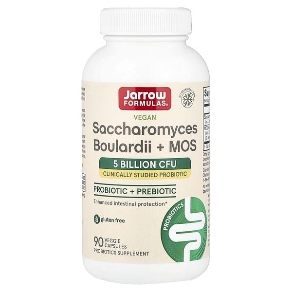 杰諾, 全素布拉酵母菌 + MOS，50 億 CFU，90 粒素食膠囊