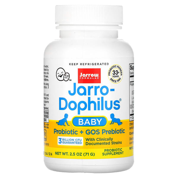Jarrow Formulas, Baby's JarroDophilus, Probiotic + GOS Prebiotic