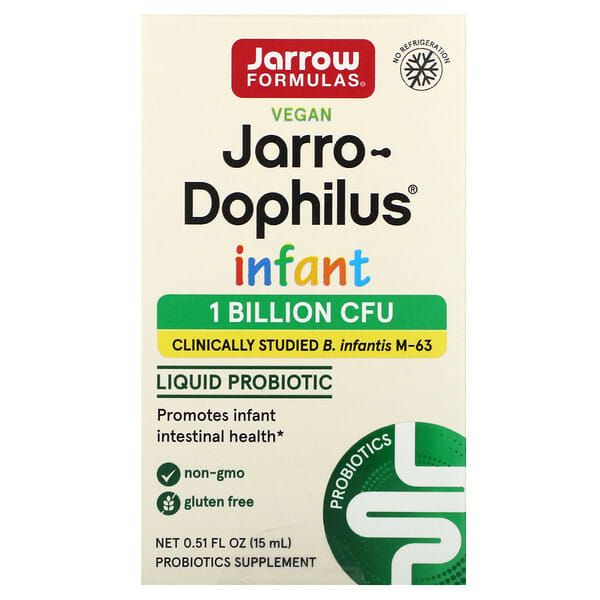 Jarrow Formulas, Jarro-Dophilus Infant（ジャロ ドフィルス インファント）、健康ドロップ、15ml（0.51液量オンス）