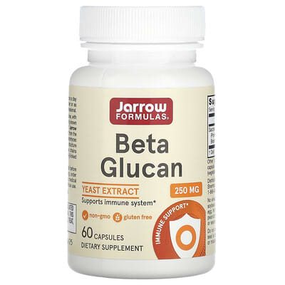Jarrow Formulas, Beta Glucan, 250 mg, 60 Capsules