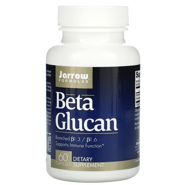 Jarrow Formulas, Beta-glucano (60 cápsulas)