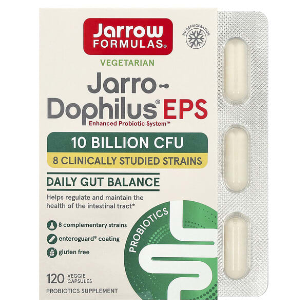 Jarrow Formulas, Jarro-Dophilus® EPS，120 粒素食膠囊（每粒膠囊 50 億）