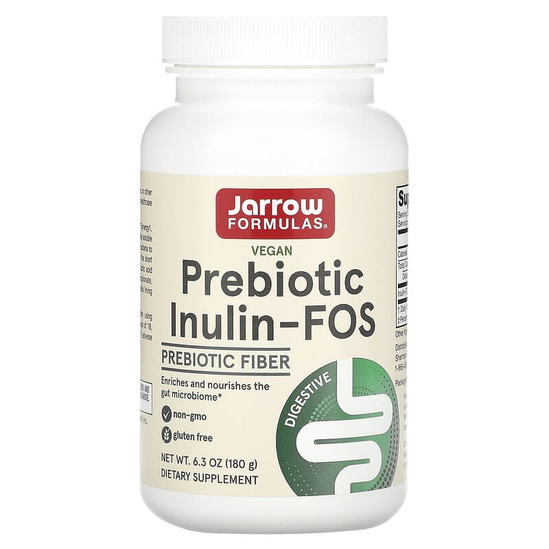 Prebiotic Inulin-FOS, 6.3 oz (180 g) Powder