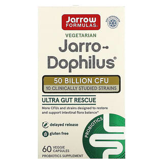 Jarrow Formulas, Jarro-Dophilus, 50.000 millones de UFC, 60 cápsulas vegetales