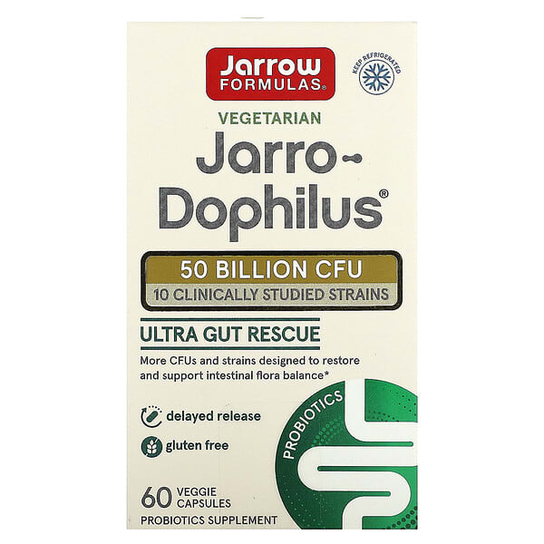 Jarro-Dophilus®, 50 Billion CFU, 60 Veggie Capsules